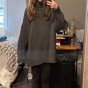 Oversized chenille aerie sweater
